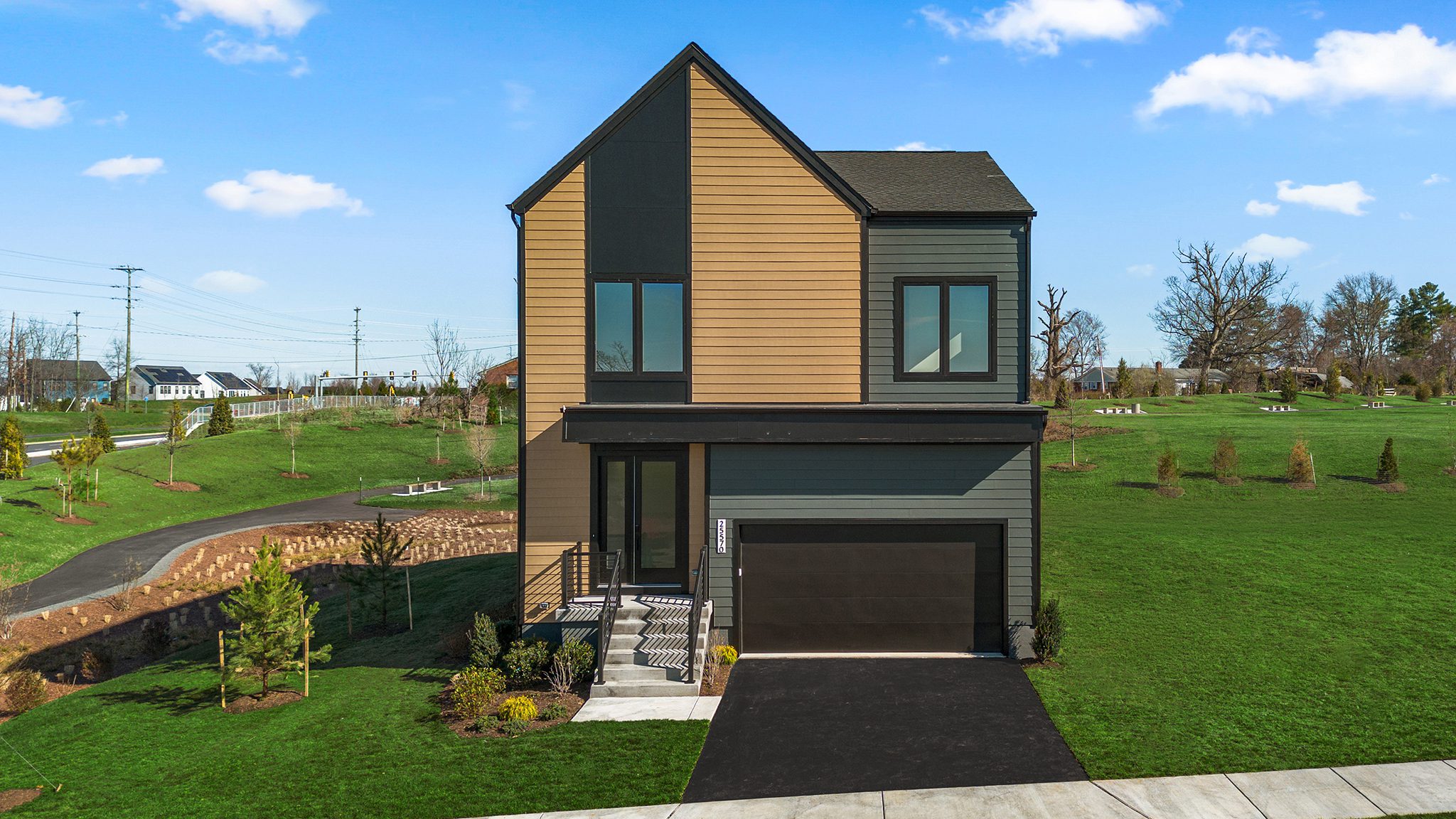 American suburban home